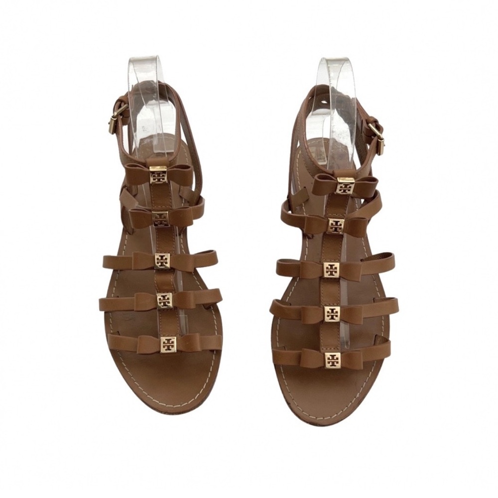 Tory Burch Brown Gladiator Sandals